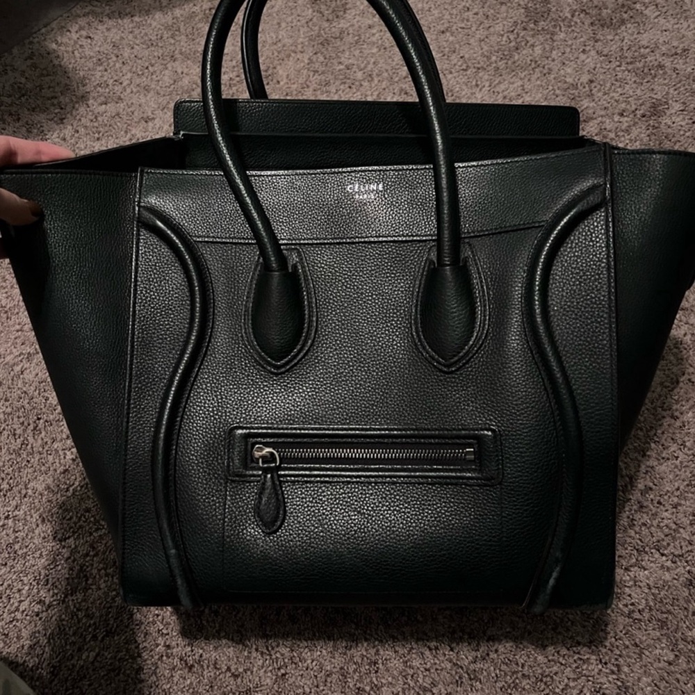 Celine mini luggage tote
